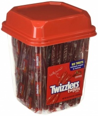 - Strawberry Twizzlers Licorice, Individually Wrapped, 2lb Tub (105 COUNT)